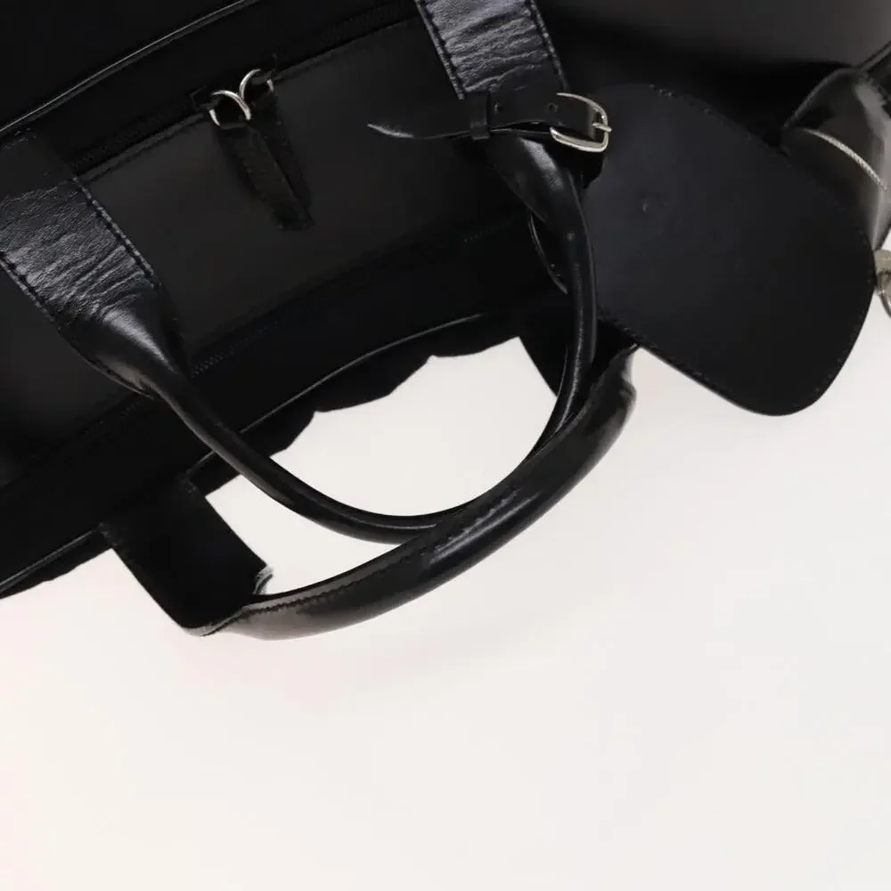 GUCCI Boston Bag Cotton Black Silver 010 1553 010 1553